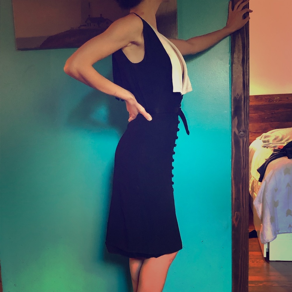 Marc Jacobs Crepe Tuxedo Dress